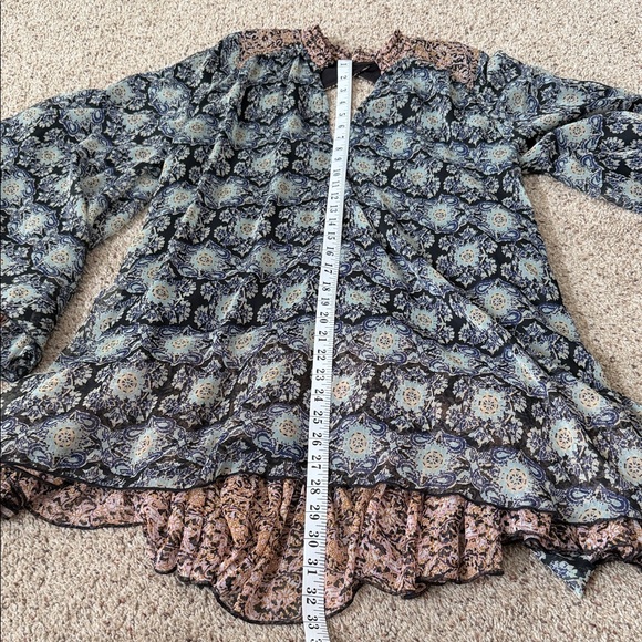 Free People Floral Mini Dress Size M NWT - Picture 8 of 13